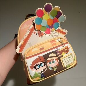 NWT Loungefly Pixar Up Balloon House Backpack